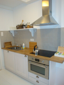 kitchen shared with one more studio only